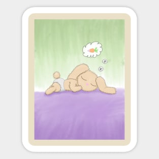 B. B. Bunny Sleeping Gender Neutral Sticker